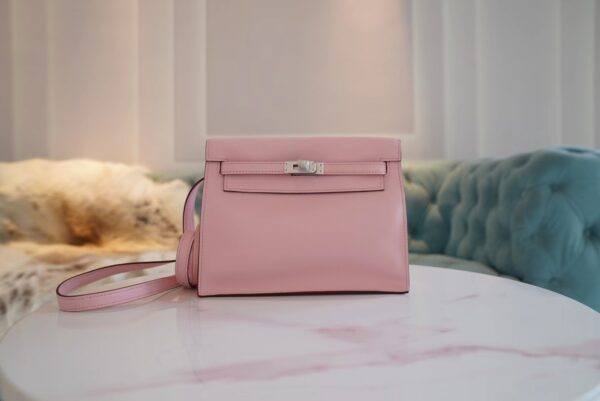 da963870f173c72-1 God Factory Bags Hermes Kelly Danse 22CM 3Q Rose Sakura Swift Leather Silver Hardware