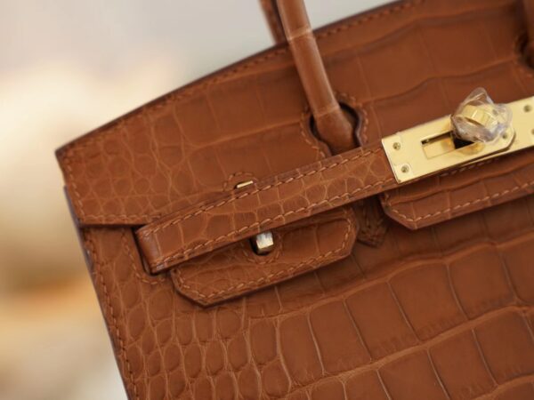 db393c0a9f1e36f Canada Toronto Hermes Birkin Sellier 20CM 37 Gold Matte Alligator Gold Hardware