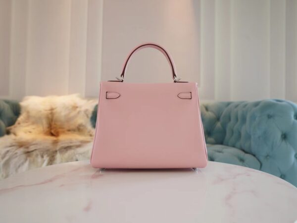 dbd2a1993dadd5f Qatar Doha Hermes Kelly 25CM Swift 3Q Rose Sakura Silver Hardware