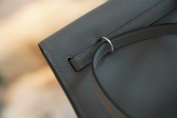 dcc36374e8f539c God Factory Bags Hermes Factory 0L Gris Meyer Kelly Danse22CM Evercolor Leather Silver Hardware