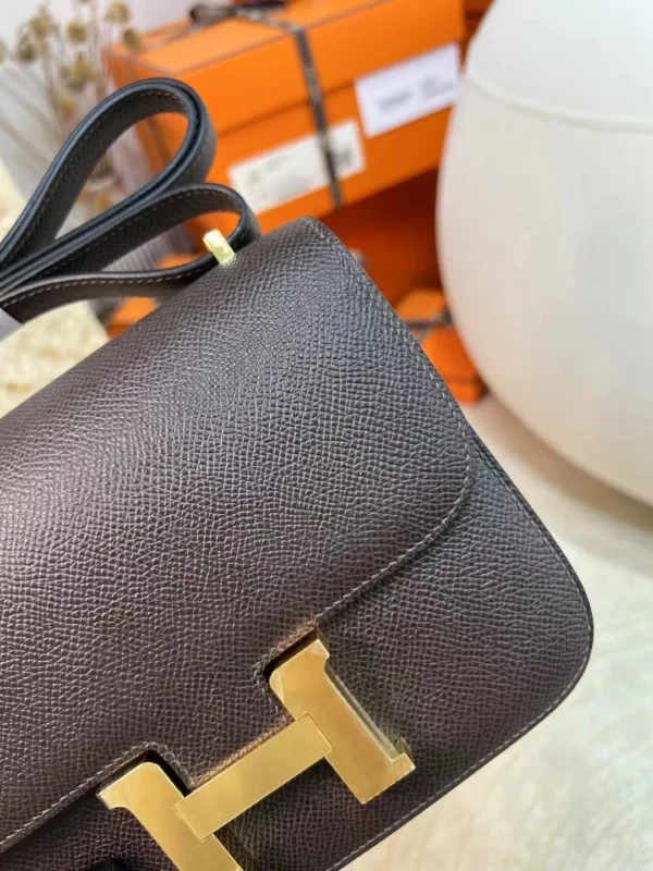 ddfe69e0152f4c2-jpg New Arrival 41 Havana Constance 19CM Epsom Leather Gold Hardware