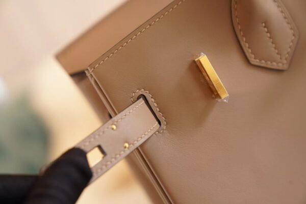 de9158f1386388d God Factory Bags Hermes D0 Beige De Weimer Jonathan Leather Birkin30CM Gold Hardware