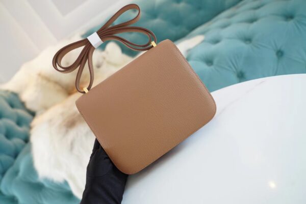 dee94dff230ee5c Wholesale God Factory Bags Hermes Constance 19CM 2J Quebracho Chevre Leather Gold Hardware