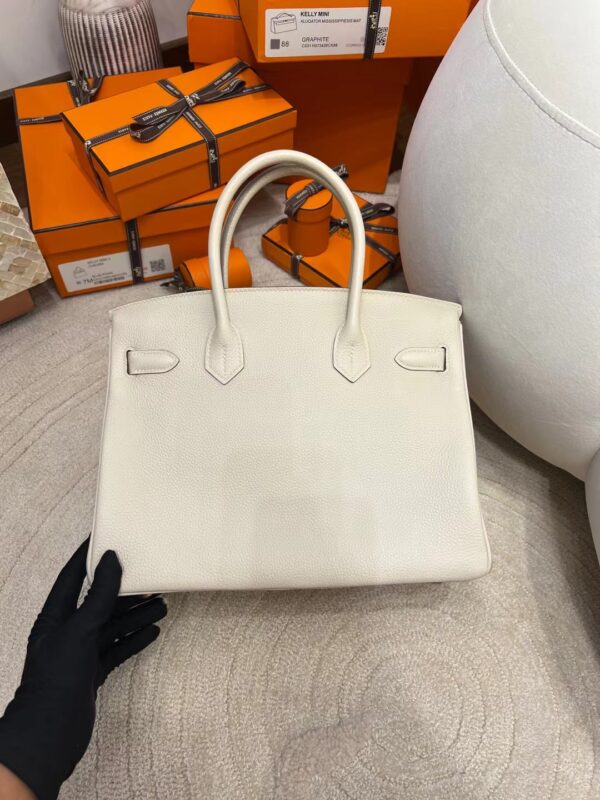 e059e9cbb12499c Dubai United Arab Emirates Hermes Birkin 30CM Togo CK10 Craie Gold Hardware