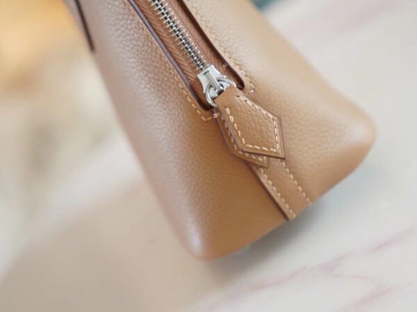 e0e50f87e8f69dc Discount God Factory Bags Hermes Mini Bolide18CM 0M Chai Evercolor Leather Silver Hardware