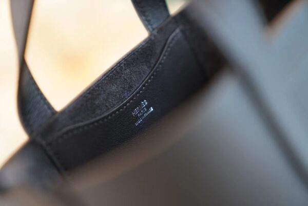 e31397db8096b23 God Factory Bags Hermes In The Loop18CM CK89 Black Clemence Leather Silver Hardware