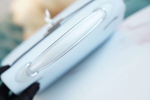 e3d238c36843ae4 God Factory Bags Hermes Kelly Kelly 25CM T0 Blue Brume Epsom Leather Gold/Silver Hardware