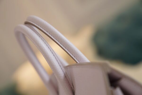 e43165c10873b74 Fashion Hermes Birkin 25CM 09 Mauve Pale Epsom Leather Silver Hardware