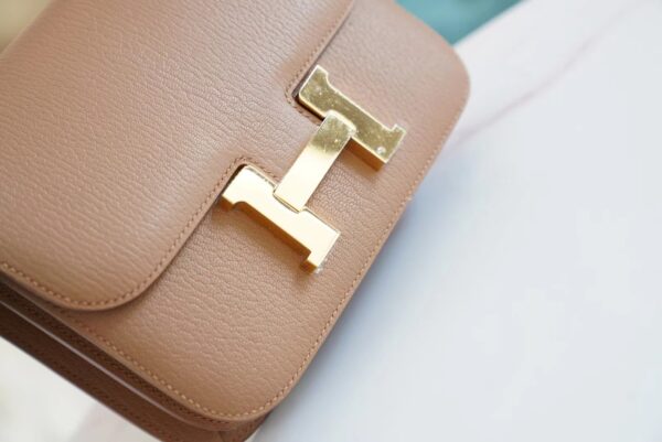 e555550fc48802d Wholesale God Factory Bags Hermes Constance 19CM 2J Quebracho Chevre Leather Gold Hardware
