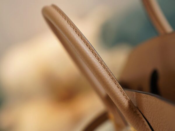 e66ddf1f15d5a8f Fashion Lcmode Hermes 4B Biscuit Togo Leather Birkin25CM Women’s Bag Gold Hardware