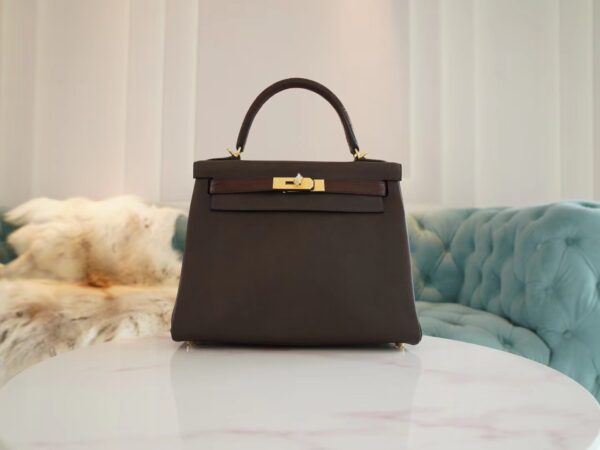 e749d525f99aedd-1 God Factory Bags Hermes Barenia Faubourg/ Matte Crocodile Kelly Touch 28CM 46 Ebene Gold Hardware