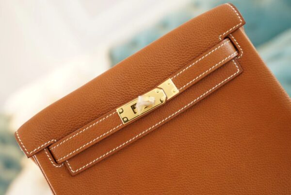 e816236a298cd7c New Hermes Kelly Ado 22cm CK37 Gold Barenia Faubourg Leather Gold Hardware