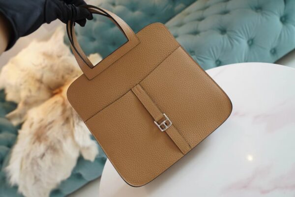 e8b8a6881e23255 Wholesale Hermes 0M Chai/ X9 Mauve Sylyestre Halzan 25CM Silver Hardware