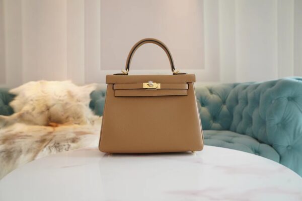 e966eebad88038a-1 Sale God Factory Bags Hermes 0M Chai Togo Leather Kelly 25CM Tote Bag Gold Hardware