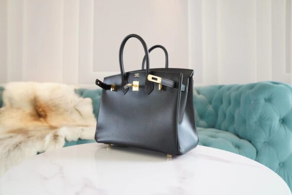 eaab4eacbb8cac9 Full Handmade God Factory Bags Hermes CK88 Black Box Leather Birkin25CM Gold Hardware