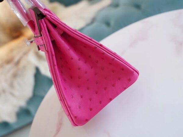 eace79df11eb6b2 God Factory Bags Hermes Birkin Bag25CM E5 Rose Tyrien South Africa KK Ostrich Skin