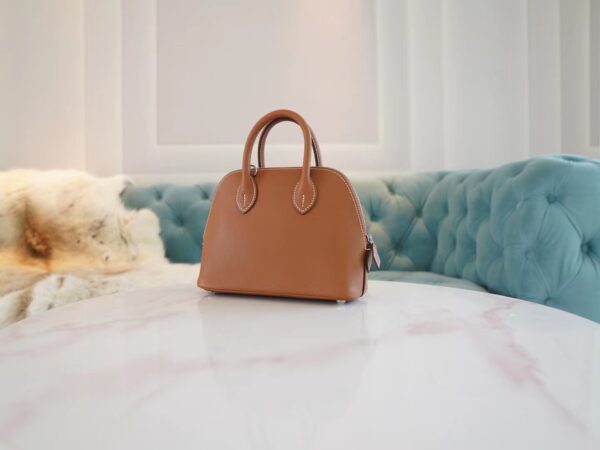 ead95ef52da4e10 Discount God Factory Bags Hermes CK37 Gold Evercolor Leather Mini Bolide18CM Silver Hardware