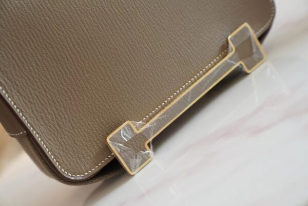 eb11e60ec9510be God Factory Bags Hermes CK18 Etoupe Chevre Leather Geta 20CM Gold Hardware