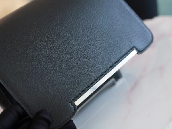 ec7d30d0f9c90d8 Hermes Bag Price Geta 20CM Chevre Mysore 89 Noir Silver Hardware
