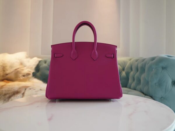ee3cb88ed3421ae God Factory Bags Hermes L3 Rose Purple Togo Birkin 25CM Tote Bag Silver Hardware