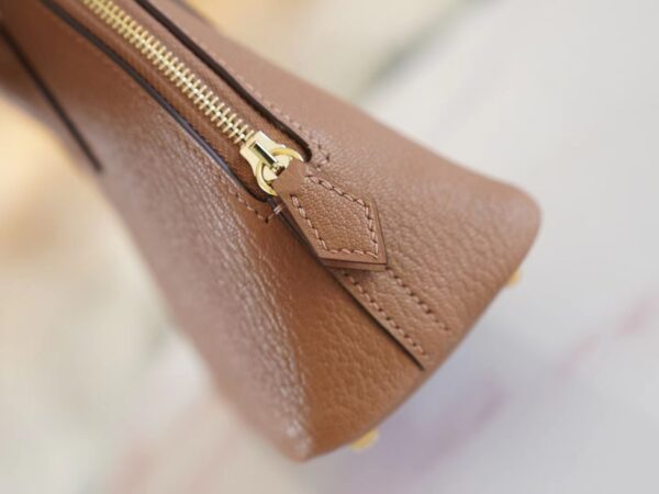 eeba29c0602486a New Arrival God Factory Bags Hermes Mini Bolide18CM 2J Quebracho Chevre Leather Gold Hardware