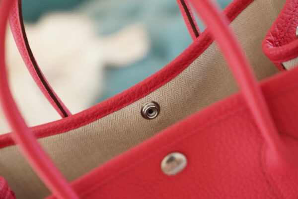 f0c5b7c6e471db4 God Factory Bags Factory Hermes Garden Party36CM A5 Bougainvller Togo Leather Silver Hardware