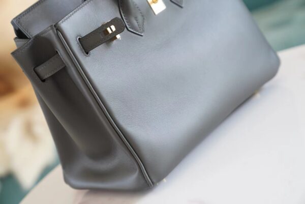 f11e9385225c26f Full Handmade Hermes Birkin25CM 88 Graphite Jonathan Leather Gold Hardware