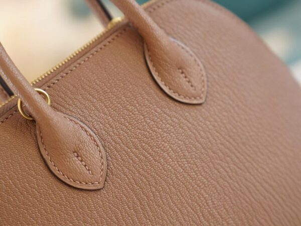 f21036c280e05d6 New Arrival God Factory Bags Hermes Mini Bolide18CM 2J Quebracho Chevre Leather Gold Hardware