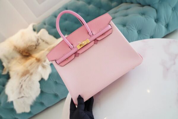 f224187f35cc23a God Factory Bags Factory Hermes Tri-colors Chevre Leather Birkin25CM Gold Hardware