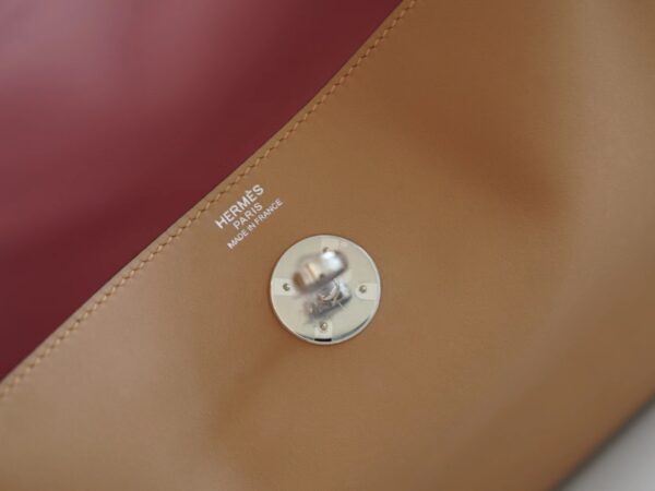 f2d52d829e7a1ec New Hermes Lindy 26CM Swift 0M Chai / 3Q Rose Sakura Silver Hardware