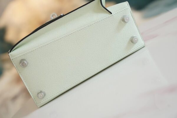 f34128dc0f468fe Fashion Hermes Kelly II Sellier En Desordre 20 0S Vert Fizz Epsom Silver Hardware