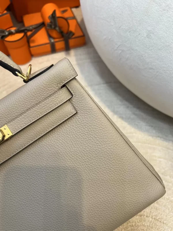 f3de548f015ad02-jpg Hermes Kelly 25CM 81 Gris Tourterelle Togo Leather Gold Hardware