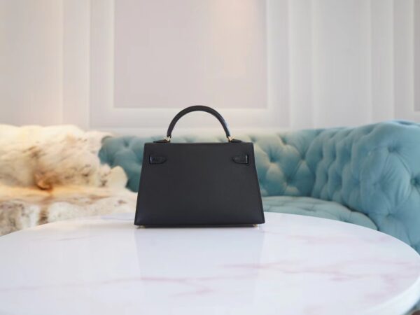 f3e49cbf11193ac New Arrival Hermes Mini Kelly Two Touch 89 Nior Epsom&Crocodile Leather Gold Hardware