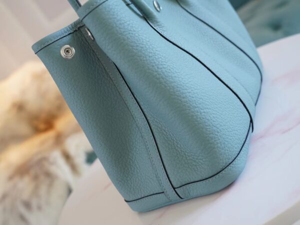 f68ed9f556d2797 Sale God Factory Bags Hermes Garden Party30CM 7G Cile Negonda Leather Silver Hardware