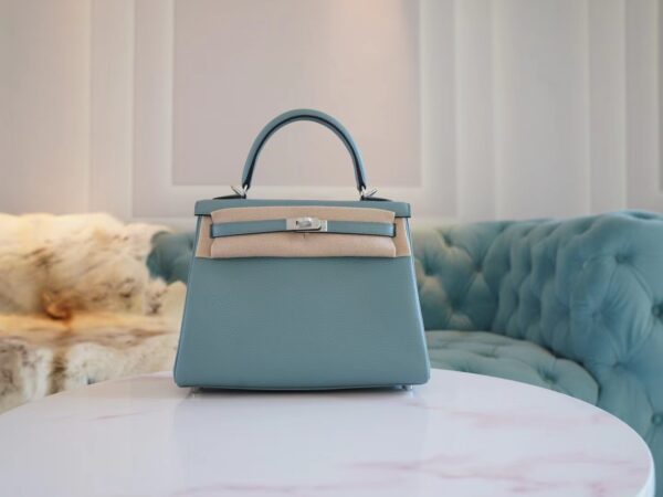 f6cde8675230ef5-1 God Factory Bags Hermes Factory 7G Cile Togo Leather Kelly25CM Silver Hardware
