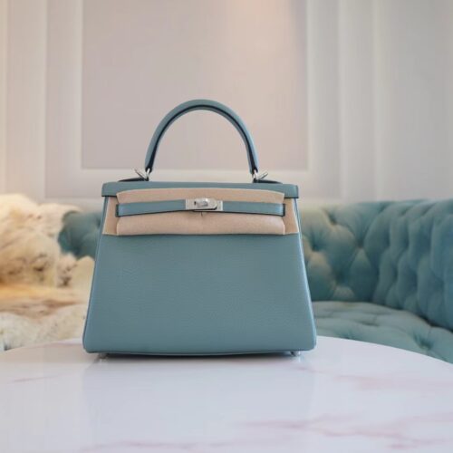 God Factory Bags Hermes Factory 7G Cile Togo Leather Kelly25CM Silver Hardware