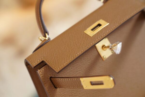 f6f4239cde0a2b0 God Factory Bags Factory Hermes 3G Alezan Mini Kelly19CM Epsom Leather Gold Hardware