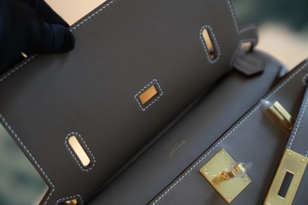 f6fb5929b25c883 God Factory Bags Hermes Jypsiere Mini CK18 Etoupe Swift Leather Gold Hardware