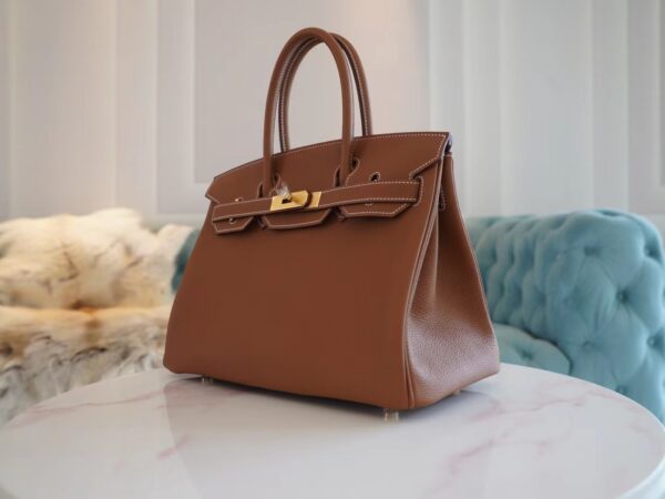 f74afc0b62cc109 God Factory Bags Hermes Birkin 30CM CK37 Gold Togo Leather Gold Hardware