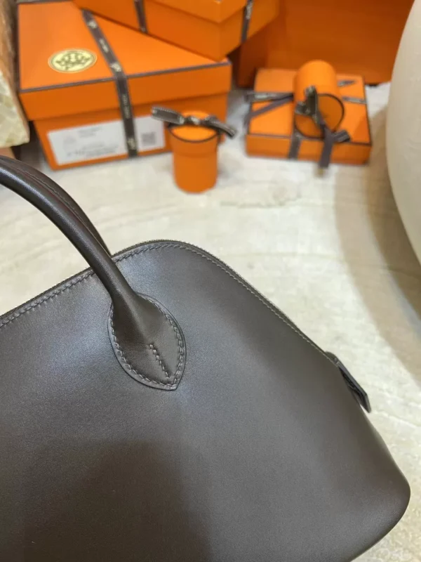 f82c54953359541-jpg Singapore Kuala Lumpur Hermes Box Leather Bolide 25CM 46 Ebene Silver Hardware