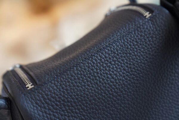 f89a896ee033c9f God Factory Bags Hermes 2Z Blue Nuit Clemence Leather Mini Lindy Touch19CM