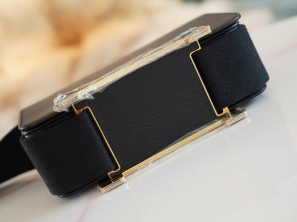 f9170c9ec1333a5 USA Los Angeles Hermes Geta 20CM Chevre Mysore 89 Noir Gold Hardware