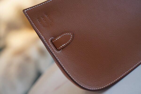 f9699e630f820a4 Fashion Hermes CK37 Gold Jypsiere Mini Evercolor Leather Gold Hardware