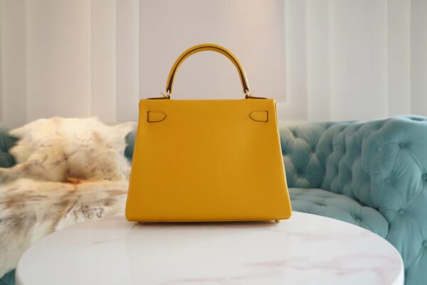 fa91b5d2fdef2a2 New God Factory Bags Hermes 9D Amber Evercolor Kelly Bag 28CM Gold Hardware