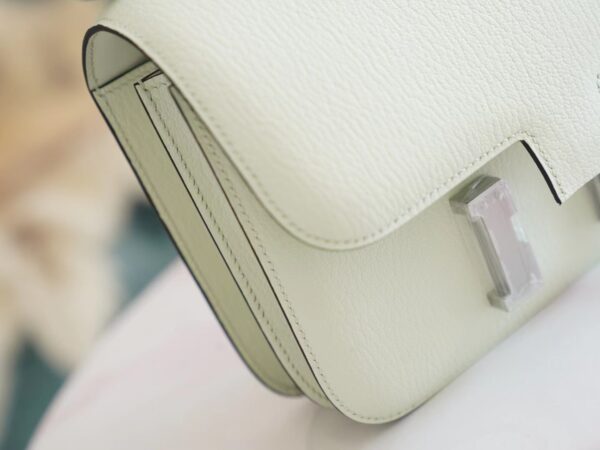 fb3b3d56089088a New Arrival Hermes 0S Vert Fizz Chevre Leather Constance19CM Shoulder Bag