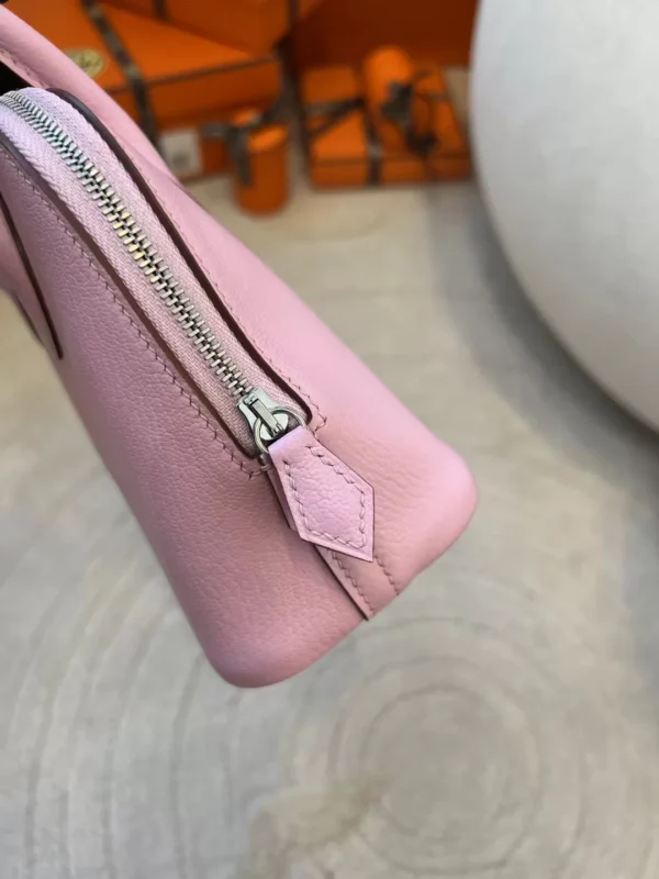 fbbaef3ed6c352b-jpg Canada Ottawa Hermes Mysore Chevre Mini Bolide 18CM X9 Mauve Sylvestre Silver Hardware