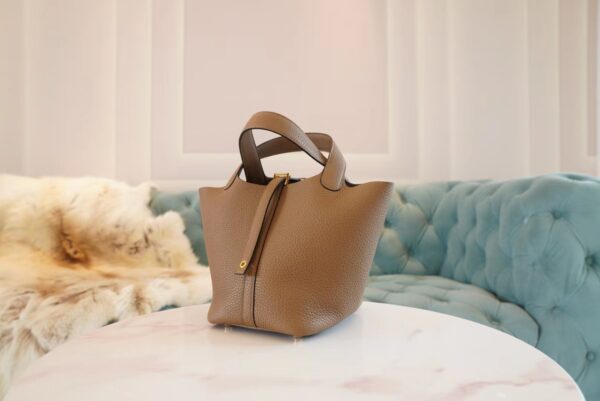 fbc585b89f99158 God Factory Bags Hermes Picotin Bag18CM D0 Berge De Weimer Clemence Leather Gold Hardware