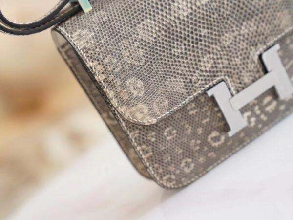 fbd3c5ad4bd457a Full Handmade God Factory Bags Hermes Constance14cm Ombre Lizard Skin Silver Hardware
