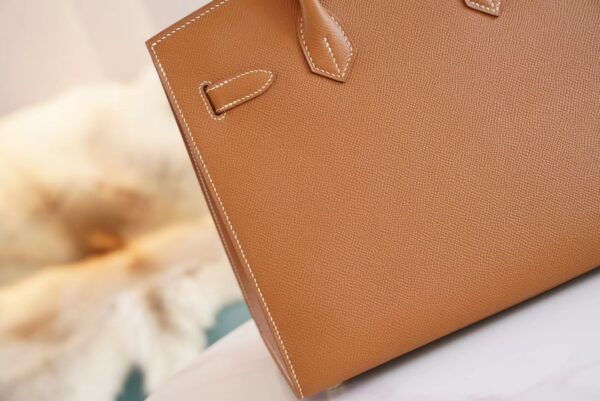 fbf3e11cf3596ee Hand Stitch Hermes Birkin Bag30CM CK37 Gold Epsom Leather Gold Hardware