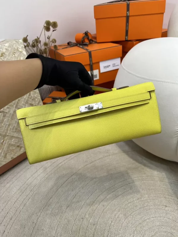 mmexport1712557365517-jpg-1 USA New York Hermes Epsom Kelly Cut 31CM 9R Lime Silver Hardware